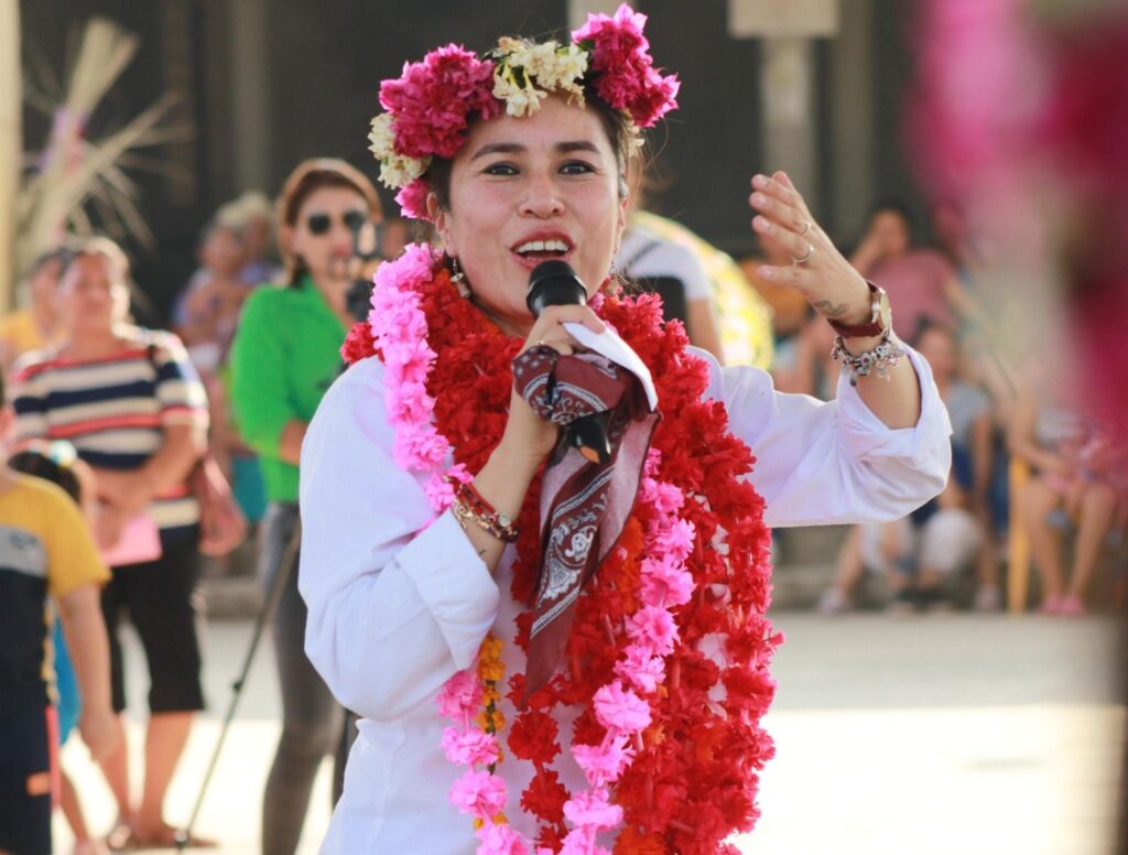 La Transformación es Morena, Afirma Simey Olvera en la Huasteca