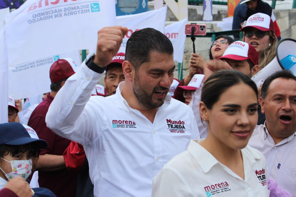 Mundo Méndez Tejeda inicia su campaña prometiendo transformación en Mineral del Monte