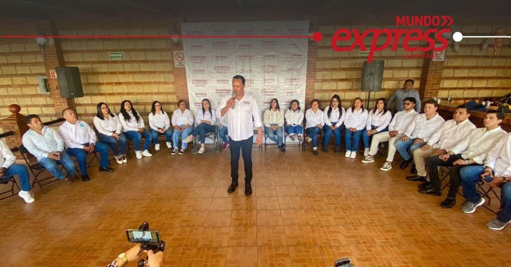 Venimos a hacer campaña de propuestas y trabajo: Cristhian Martínez