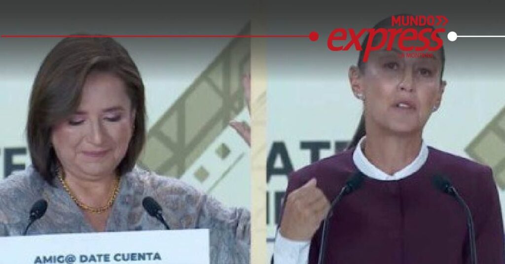 El momento cuando le llamaron la atención a Xóchitl en el debate