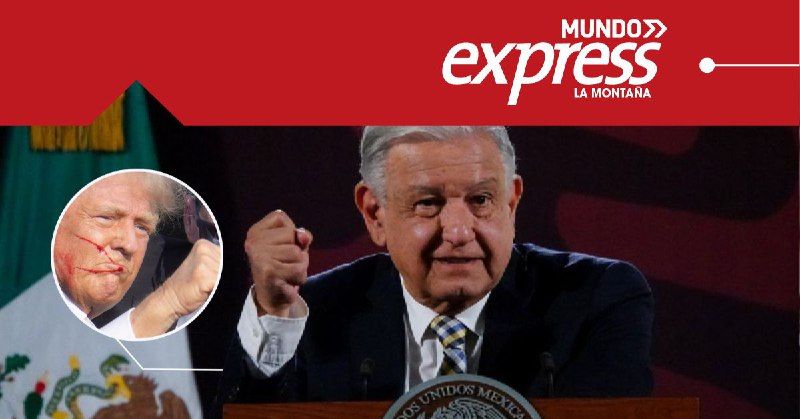 AMLO celebra que Trump haya sobrevivido atentado