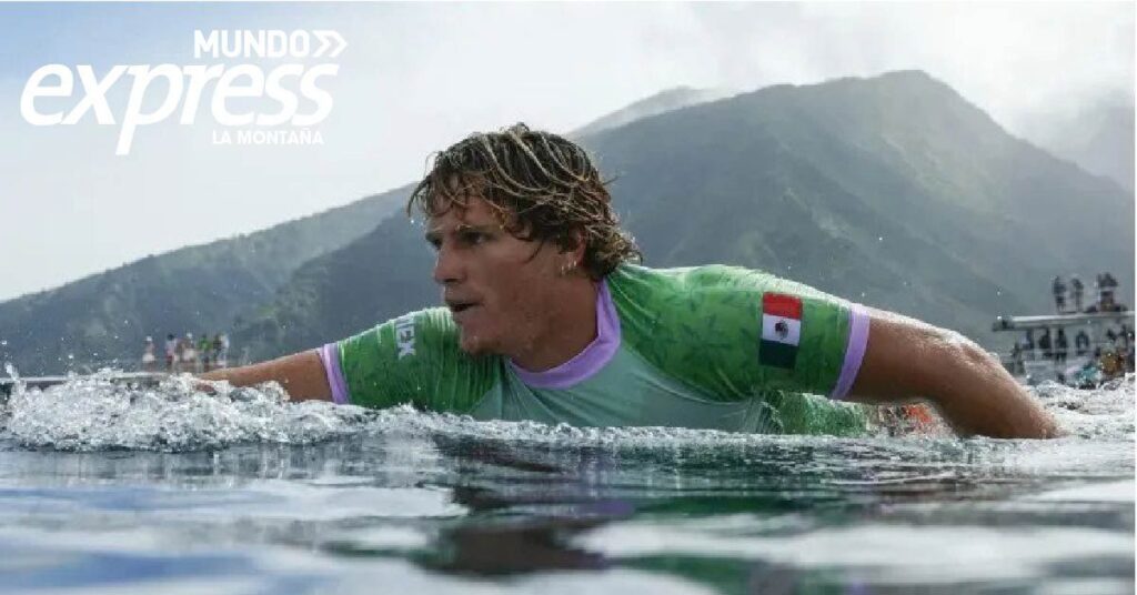 Alan Cleland a Octavos de Final en Surfing en París 2024