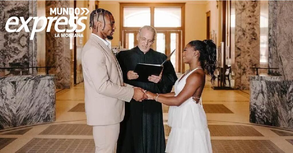 Así fue la boda de Simone Biles en Los Cabos