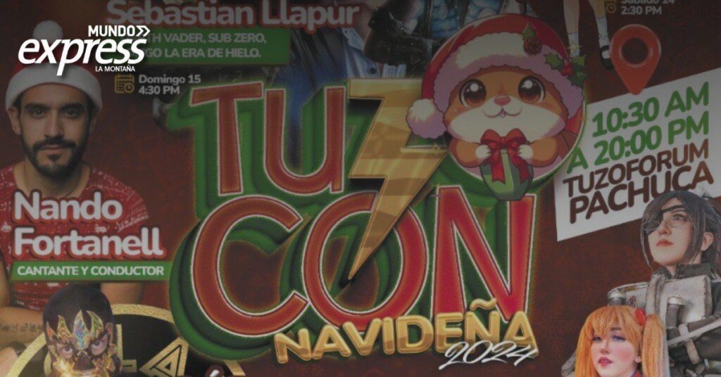 Llega la Tuzocom navideña a Pachuca